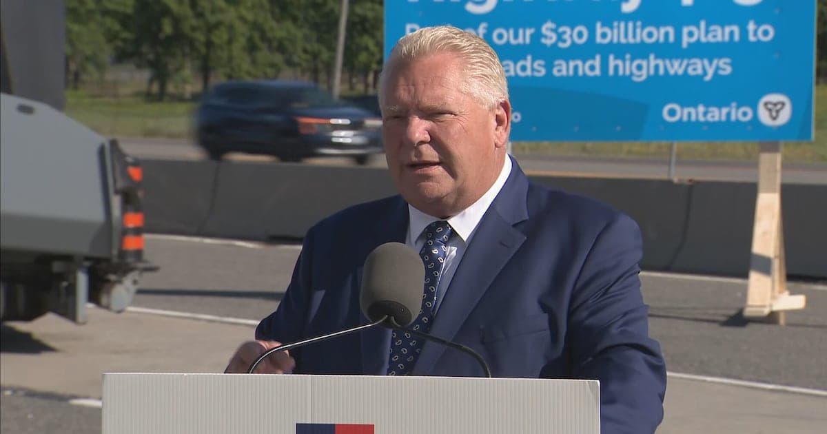 Ford government awards first Highway 413 contracts, says project will fight gridlock and create jobs