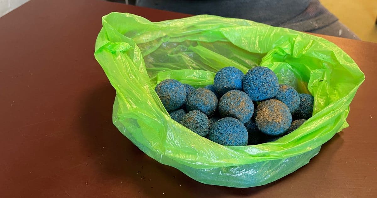 Fresh batch of blue rubber balls wash up as firm issues statement