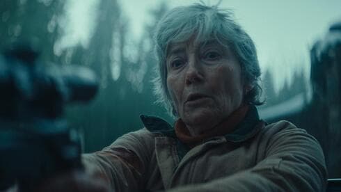 Review: Emma Thompson becomes action hero in clichéd thriller 'Dead of Winter'