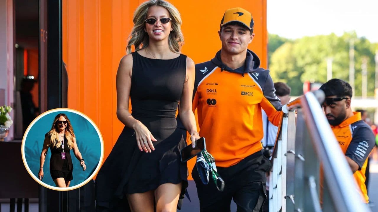 Ruth Buscombe reacts to Lando Norris' girlfriend Margarida Corceiro's photoshoot near a waterfall in Bali