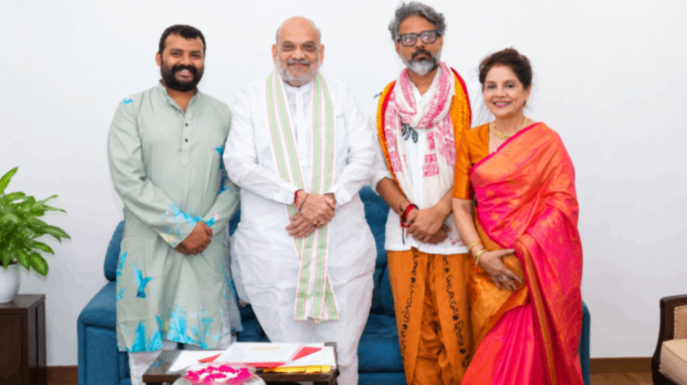 गृहमंत्री अमित शाह ने ‘हनुमान अंश’ की टीम से की मुलाकात
